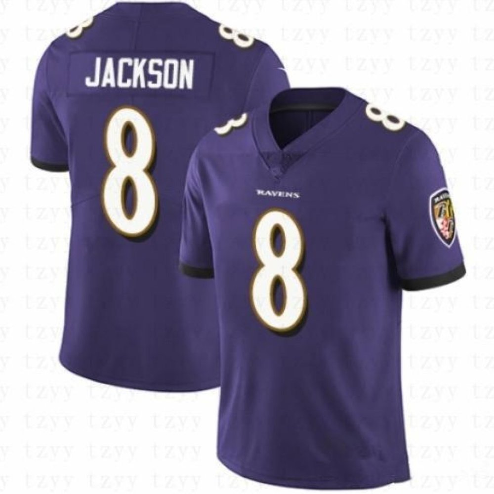 Lamar Jackson #8 Baltimore  Ravens Team Jersey M&W